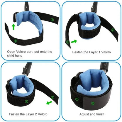 Anti-Lost Wrist Link for Kids | Child Safety Harness Strap for Travel & Crowded Areas